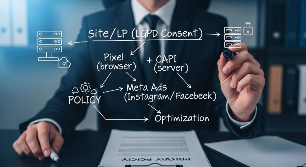 Meta Ads Andrômeda para Advogados