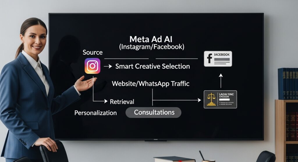 Meta Ads Andrômeda para Advogados